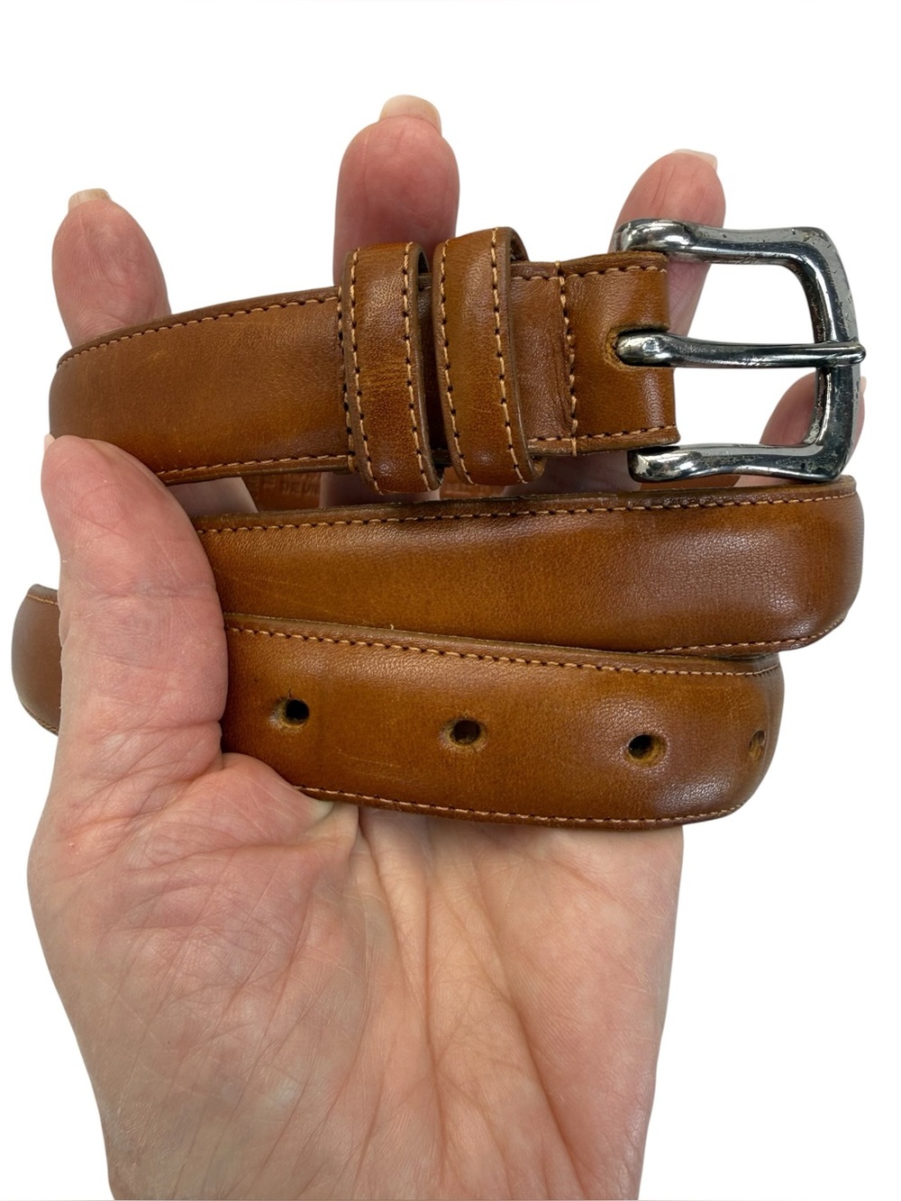 Coach English Bridle Leather Belt British Tan 36 - Picture 15 of 16